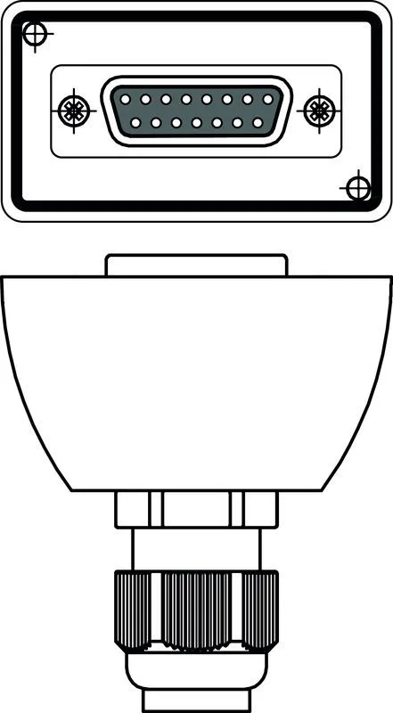Leuze AC-D15E-GF Bağlantı kablosu