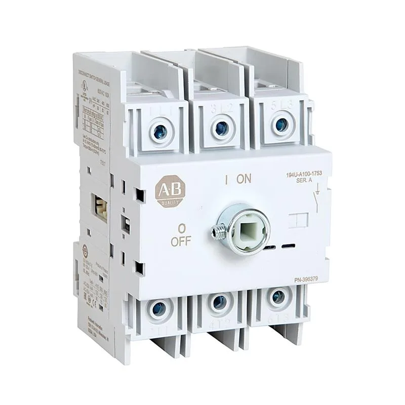 Allen Bradley 194U-A30-1753 194U 30A Base /DIN Mount Disconnect