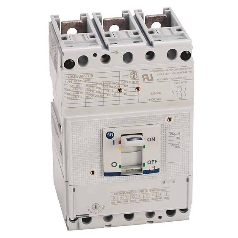 Allen Bradley 140MG-J8P-D17 140MG 175A J Frame Motor Ckt Protector