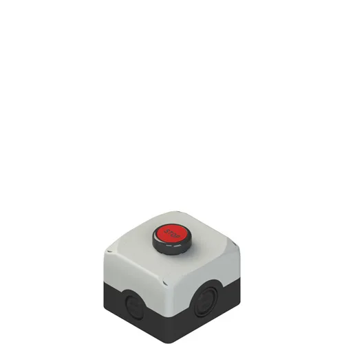 Pizzato ES AC31016 Complete unit with enclosure, flush pushbutton and contacts