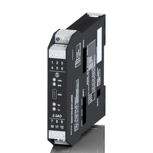 Seneca Z-3AO 3-CH analog output module / RS485