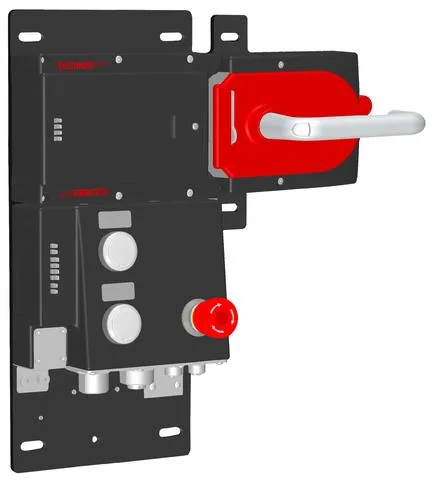 Euchner MGB-L1HEB-PNA-R-158416 Locking set MGB-L1-PN (guard locking by spring force) with 2 control elements, 7/8" and M12 plugs