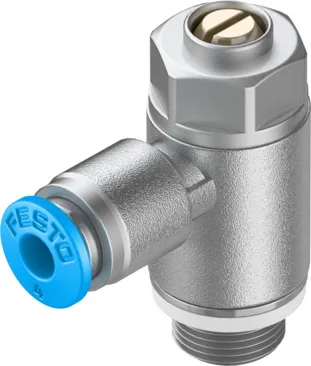 Festo GRLA-1/8-QS-4-D Tek yönlü akış kontrol valfleri