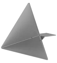 Pepperl+Fuchs MW-REF-M100 Radar corner reflector, triangular 1428 x 1245 x 1115 mm, with 2 mounting holes
