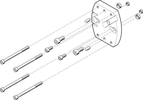 Festo HAPG-SD2-27 Adaptör Takımı