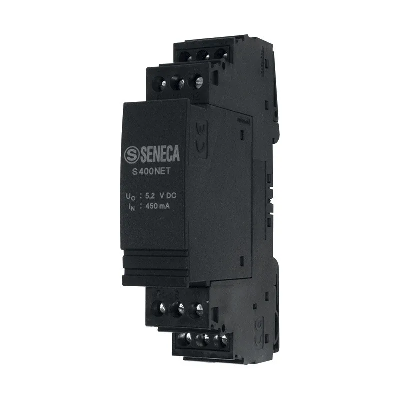 Seneca S400NET Surge protection for Ethernet , serial and fieldbus , 5 wires