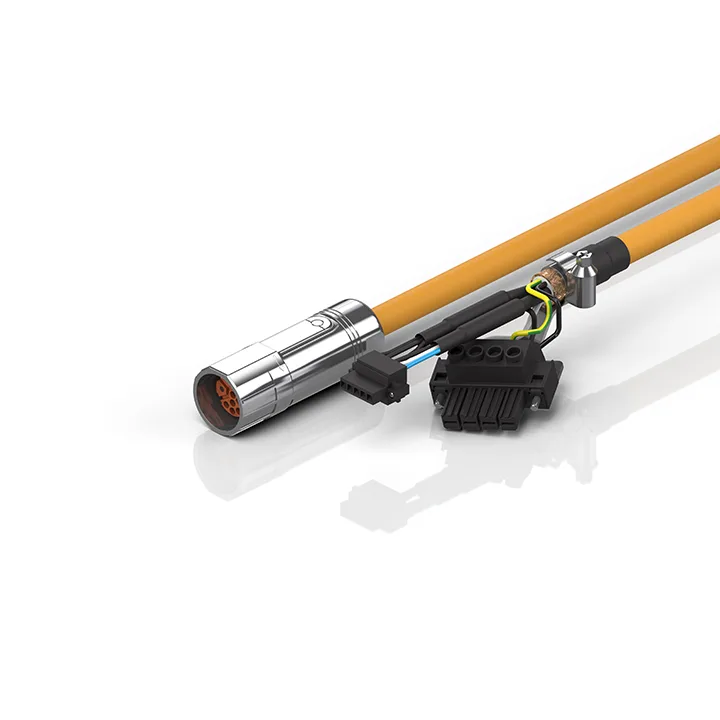 Beckhoff ZK4500-8064-xxxx Motor connection cable 25 mm² with M23 speedtec® plug, torsionable