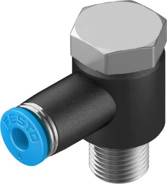 Festo QSLV-1/8-4 L-Çabuk Bağlantı Rakoru