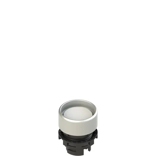 Pizzato E2 1PL2P2290 Illuminated white booted pushbutton