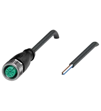 Pepperl+Fuchs V1-G-BK15M-PVC-U Female cordset single-ended M12 straight A-coded, 4-pin, PVC cable black, UL approved