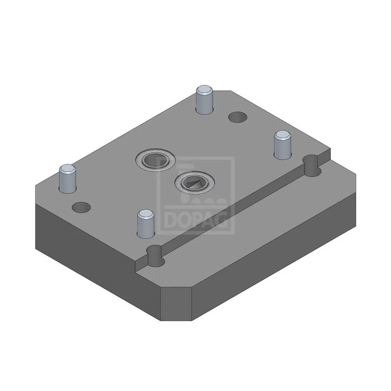 Dopag 1028512 Adaptor plate M6 (40x70 mm) to M8 (38x80 mm)