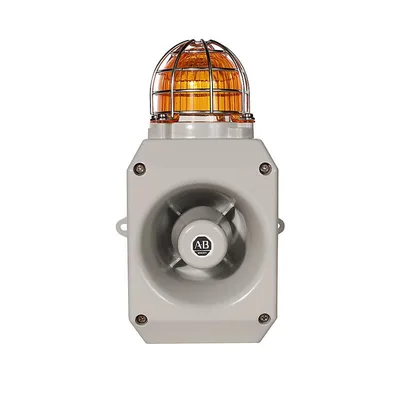 Allen Bradley 855HM-CGMD30DL5 Metal Horn with LED Beacon 24V DC