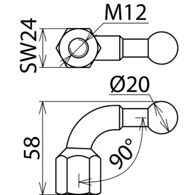 Dehn + Söhne KFP 20 W90 M12