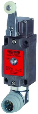Euchner NZ2HB-528L060C1631 Safety switch NZHB, lever arm with plastic roller, plug connector SR6