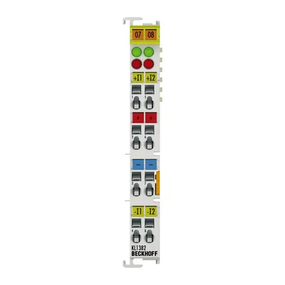 Beckhoff KL1382 Bus Terminal, 2-channel digital input, thermistor, 24 V DC, 30 ms