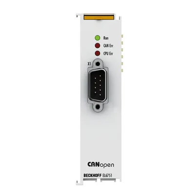 Beckhoff EL6751 EtherCAT Terminal, 1-channel communication interface, CANopen, master/slave