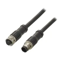 Keyence OP-88759 M12 to M12 junction cable 5 m, PVC, 8-core