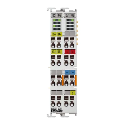 Beckhoff EL5001-0011 EtherCAT Terminal, 1-channel encoder interface, SSI, monitor
