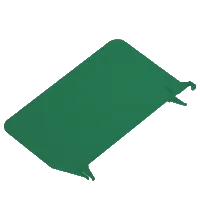 Pepperl+Fuchs LB9182A Separation wall for mounting on LB backplanes, color: green