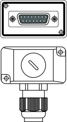 Leuze RS4-MGS-X1-Set Set konnektör