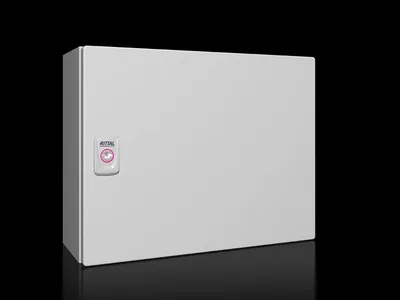 Rittal KX 1576.000 KX E-Box, GYD: 380x300x155 mm, çelik sac, montaj plakalı, kapılı
