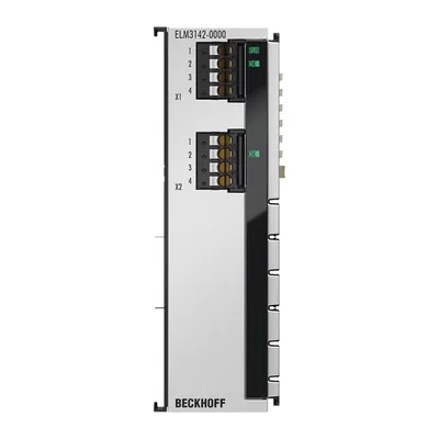 Beckhoff ELM3142-0000 EtherCAT Terminal, 2-channel analog input, multi-function, ±10…±125 V, ±20 mA, 24 bit, 1 ksps