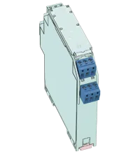 Pepperl+Fuchs KF-STP-5BU Terminal block for KF modules, 3-pin screw terminal, with test sockets, blue