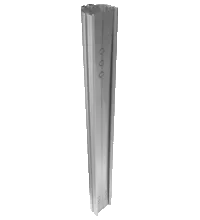 Pepperl+Fuchs OMH-SLCT-110-2100 Mounting base for floor mounting with rear panel and cover plate