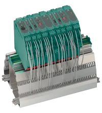 Pepperl+Fuchs K-DUCT-GY-UPR-03 Profile rail with UPR-03-* insert, 3 conductors, wiring comb field side, gray