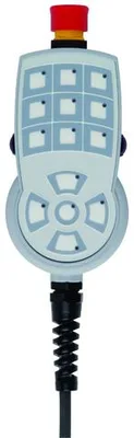 Euchner HBA-096692 Hand-held pendant station HBA, EMERGENCY STOP device, pushbuttons, membrane keypad, LEDs