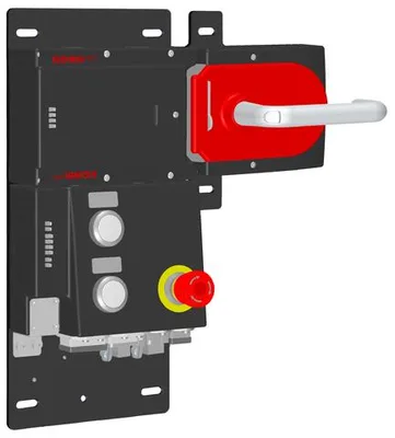 Euchner MGB-L2HB-PN-R-109856 Locking set MGB-L2-PN (guard locking by solenoid force) with 3 control elements, push-pull plug