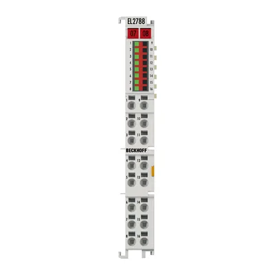 Beckhoff EL2788 EtherCAT Terminal, 8-channel solid state relay output, 30 V AC, 48 V DC, 2 A