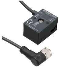 Pepperl+Fuchs VAZ-T1-FK-G10-4M-PUR-V1-WV4A G10 junction block, AS-Interface to 1x M12 round plug connector with stainless steel cap nut