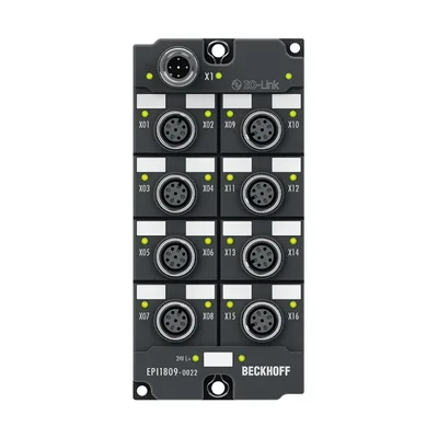 Beckhoff EPI1809-0022 IO-Link box, 16-channel digital input, 24 V DC, 3 ms, M12