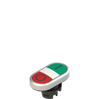 Pizzato E2 1PDRL9AAAD Double lower flush pushbutton, with marking