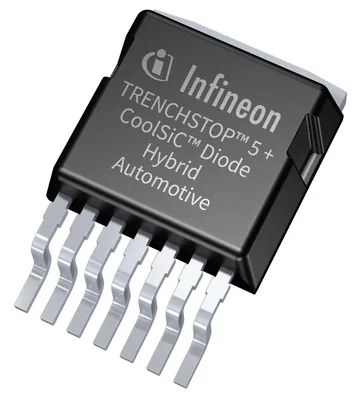 Infineon AIKBE50N65RF5 Automotive Silicon-carbide (SiC) Hybrid Discrete 650 V in D2PAK-7L