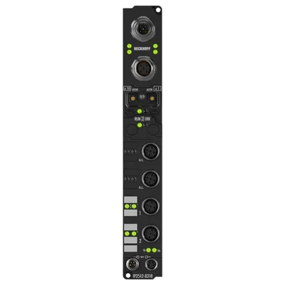 Beckhoff IP2512-B310 Fieldbus Box, 2-channel PWM output, PROFIBUS, 24 V DC, 25 A, M12