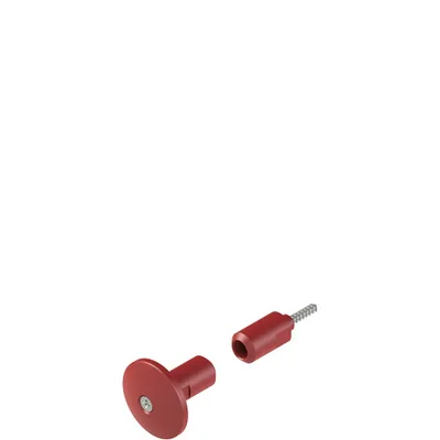 Pizzato VF FG-LPRG Metal release button for wall thickness from 60 to 500 mm, supplied with 2 supports and 2 screws, without M10 threaded bar
