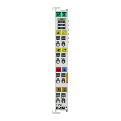 Beckhoff EL3751 EtherCAT Terminal, 1-channel analog input, multi-function, 24 bit, 10 ksps