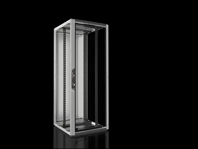 Rittal VX 5307.134 VX IT, 19" mounting angles, standard, front and rear, glazed door, WHD: 800 x 2000 x 800 mm, 42 HE, IP 55