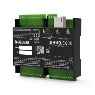 Seneca R-32DIDO Profinet (HW rev. D0)
        (HW rev. D0/D1) Profinet IO module with 32 configurable digital inputs/outputs