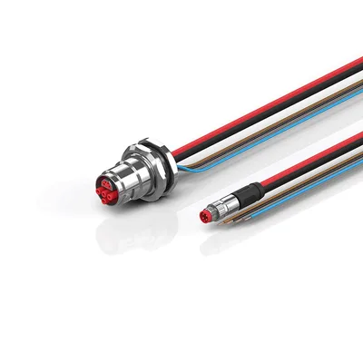 Beckhoff ZK7624-BS00-0xxx B17, ECP cable, PUR, 4 x 15 mm² + (1 x 4 x AWG22), drag chain suitable, key 2 (user-defined voltage)