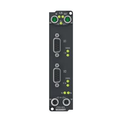 Beckhoff EP2816-0010 EtherCAT Box, 16-channel digital output, 24 V DC, 05 A, D-sub
