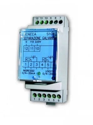 Seneca S109S Galvanic isolation for 4-20 mA current loop