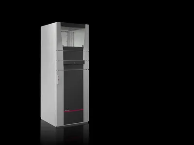Rittal PC 5366.350 PC PC enclosure system, WHD: 600x1600x636 mm, Sheet steel, with keyboard drawer, large mounting compartment, small mounting compartment, component shelf