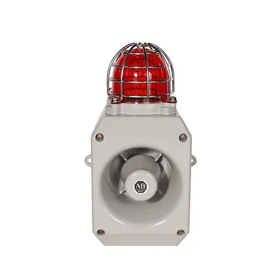 Allen Bradley 855HM-CGMD30DL4 Metal Horn with LED Beacon 24V DC