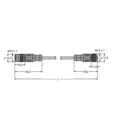 Turck RSSW-RKSW451-0.3M
