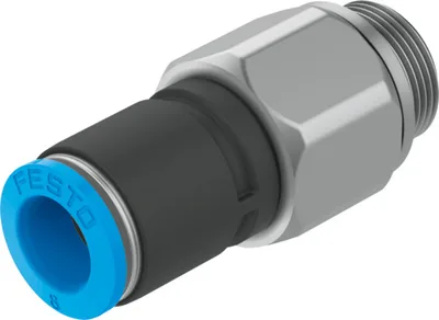 Festo QSR-G1/8-8 Rulmanlı Çabuk Bağlantı Rakoru