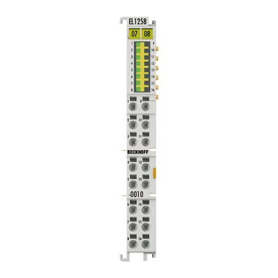 Beckhoff EL1258-0010 EtherCAT Terminal, 8-channel digital input, 24 V DC, 1 µs, ground switching, multi-timestamp