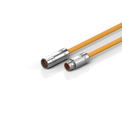 Beckhoff ZK4501-8004-xxxx Motor extension cable 25 mm² with M23 speedtec® plug, fixed installation